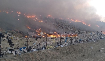 Пожар на мусорных полигонах Мангистау: экологическая катастрофа и вызовы борьбы